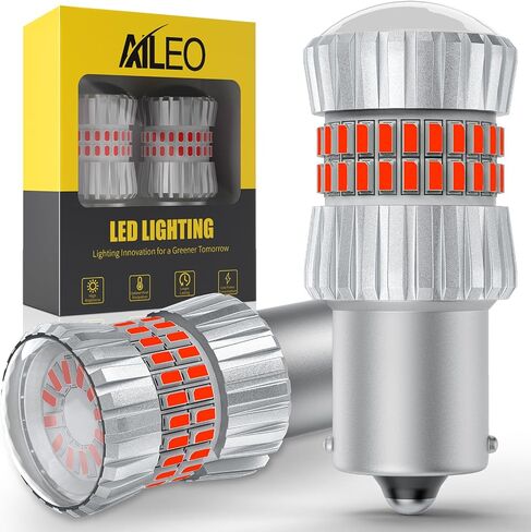 AILEO 3156 3157 LED Bulb White 6500K Reverse Light,500% Brighter Unique 1:1 Design 3056 3057 4157 3047 4057 3457 LED Bulbs with Projectors for TailLight, Backup light, DRL, Brake Parking Light,2PCS in Kuwait