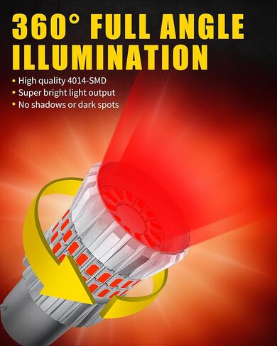 AILEO 3156 3157 LED Bulb White 6500K Reverse Light,500% Brighter Unique 1:1 Design 3056 3057 4157 3047 4057 3457 LED Bulbs with Projectors for TailLight, Backup light, DRL, Brake Parking Light,2PCS in Kuwait