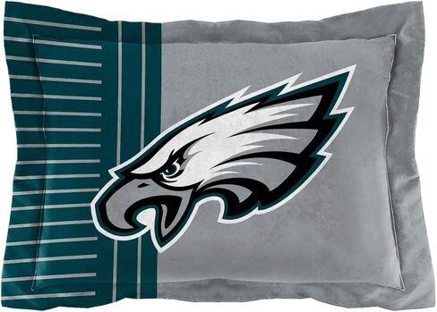 طقم لحاف وغطاء وسادة من Northwest NFL Philadelphia Eagles للكبار من الجنسين، كامل/كوين، آمن in Saudi Arabia