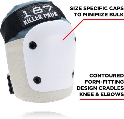 187 وسادة للركبة من KILLER PADS، مجموعة من وسادات الكوع، كوميك، كبير/X-Large in Saudi Arabia