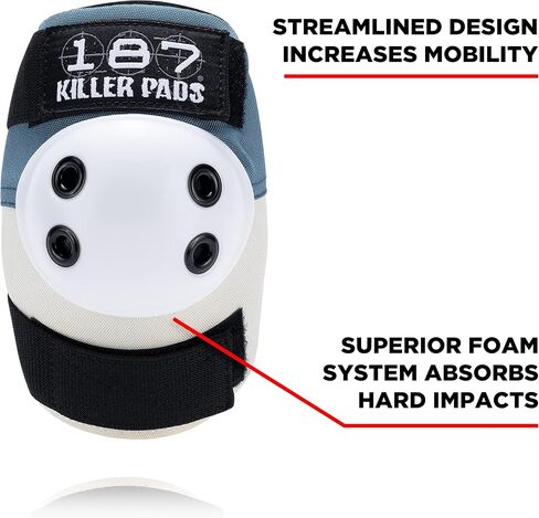 187 وسادة للركبة من KILLER PADS، مجموعة من وسادات الكوع، كوميك، كبير/X-Large in Saudi Arabia