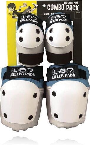 187 وسادة للركبة من KILLER PADS، مجموعة من وسادات الكوع، كوميك، كبير/X-Large in Saudi Arabia