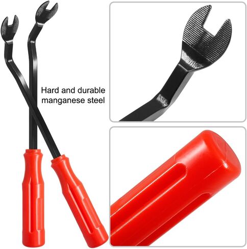 SourceTon Auto Trim Removal Tools Kit Set of 10 pcs, Car Panel Dash Radio Removal Installer Pry Tools Kit, Upholstery Removal Kit, Fastener Remover Pry Bar Scraper for Door Trim Molding Dash Panel in Saudi Arabia