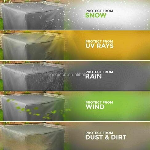 غطاء طاولة بلياردو بطول 7 أقدام مقاوم للماء للاستخدام الخارجي والداخلي قماش بوليستر 420D لجميع المواسم حماية من الغبار والأشعة فوق البنفسجية in Kuwait