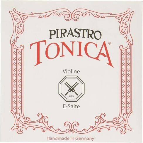 سلسلة الكمان Pirastro Tonica E String 4/4 مقاس من الفولاذ/الألومنيوم بنهاية كروية متوسطة in Kuwait