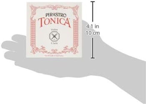 سلسلة الكمان Pirastro Tonica E String 4/4 مقاس من الفولاذ/الألومنيوم بنهاية كروية متوسطة in Kuwait