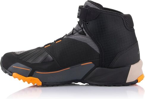 Alpinestars CR-X Drystar Riding Shoes (8.5) (BLACK/LIGHT BROWN/ORANGE) in Saudi Arabia