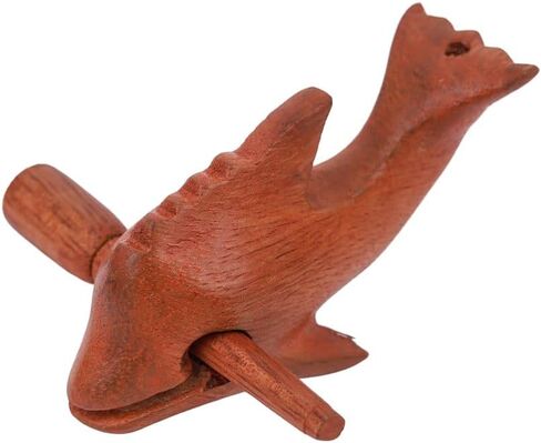 أدوات قرع Guiros دولفين خشبي، دولفين خشبي آلة موسيقية ديكور المنزل مصنوع يدويًا ديكور دولفين خشبي 4 بوصة in Kuwait