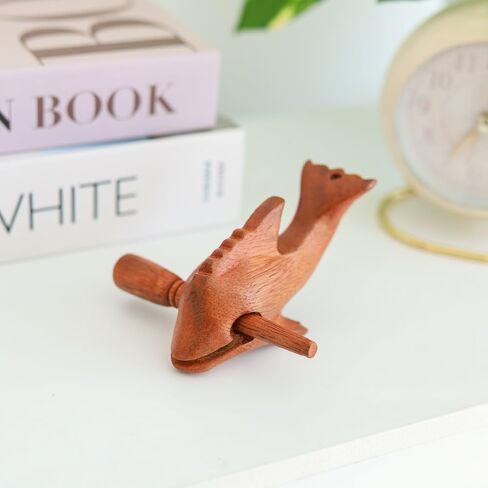 أدوات قرع Guiros دولفين خشبي، دولفين خشبي آلة موسيقية ديكور المنزل مصنوع يدويًا ديكور دولفين خشبي 4 بوصة in Kuwait