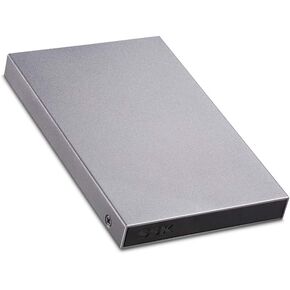 SSK Aluminum USB3.0 to SATA 2.5" External Hard Drive Enclosure Adapter, Ultra Slim Hard Disk Case housing for 2.5 Inch 9.5mm 7mm SATA HDD and SSD, UASP SATA III Supported