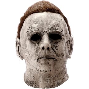Michael Myers Mask, Halloween Movie Horror Killer Latex Mask, Michael Myers Costume Props for Cosplay