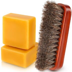 Football Prep Kit, Brush and Wax Kit for Leather Football Conditioning Kit Football Mud Kit for Training Game Footballs Accessories for Youth Adult Football Lover