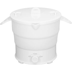 Luqeeg 800W | 1.2L Portable Foldable | Electric Cooker Pot for Dormitory, Camping, Office, Travel