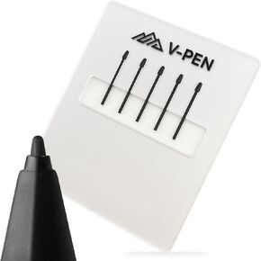 V-Pen EMR Stylus Remarkable 2 Pen Replacement with Digital Eraser + 5 Tips | 4096 Pressure Level Sensitivity & Palm Rejection | Digital Pen Marker Plus Compatible Kindle Scribe & Tablet Pen