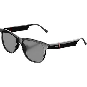 SOLOS Smart Glasses AirGo™ 3 Xeon 5 |Dark Crystal Gray Sunglasses | Gray Gradient Sunlens | Powered by ChatGPT | Stereo Speakers | Bluetooth | USB C Charging | Compatible with iOS and Android