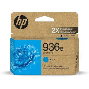 HP 936e Black EvoMore Ink Cartridge | Works OfficeJet 9120 Series, OfficeJet Pro 9100 Series, OfficeJet Pro Wide Format 9700 Series | Carbon Neutral | 4S6V6LN
