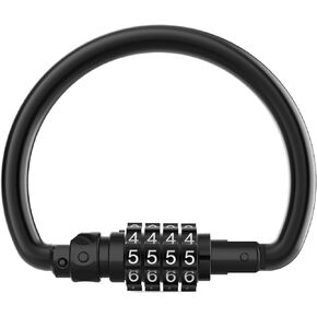 Heavy Duty 25KN Combination Locking Carabiner Clip, 4 inch Large Carabiners with Combo Lock, for Climbing Rope, Hammock Hooks, Chain Link, Hiking Gear