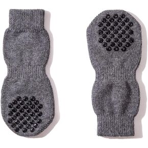 Pet Heroic Anti-Slip Knit Dog Socks&Cat Socks with Rubber Reinforcement, Anti-Slip Knit Dog Paw Protector&Cat Paw Protector for Indoor Wear, Suitable for Small&Medium&Large Dogs&Cats