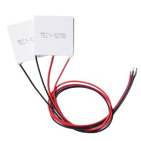 TEC1-12706 Semiconductor Thermoelectric Cooler Cooling Peltier Plate Module Heatsink 2Pcs 12V 55W 40mmX40mm