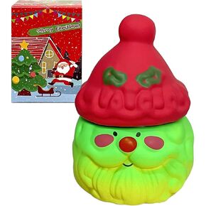 2.7 inch Large Grinder Kitchen Helper, Santa Claus Shaped Grinder for Christmas Gift - White