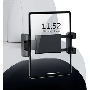 مسند رأس حامل الكمبيوتر اللوحي للسيارة من OHLPRO لطراز Tesla 3 /Y للمقعد الخلفي لجهاز iPad في السيارة، ملحقات رحلة الطريق الأساسية للأطفال، يناسب جميع أجهزة iPad Pro Air Mini مقاس 5-13 بوصة، وSamsung Galaxy Tab، Fire، وأجهزة Android اللوحية in Kuwait