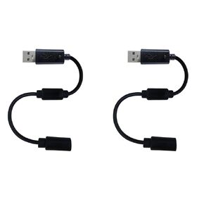 USB Adapter Breakaway Cable Replacement for Logitech G920, Thrustmaster Ferrari 458 Spider Racing Wheel Xbox 360 Controller, 2-Pack