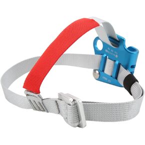 HERCHR Foot Climbing Ascenders, Aluminium Alloy High Hardness Light Weight Nonslip Adjustable Ascender Riser for Climbing Mountaineering