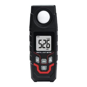 Light Meter Digital Illuminance Meter, Lux/Foot Candles Meter, Range up to 200,000 Lux Handheld Photometer with 4 Digit LCD Display Backlit Light Meter Photography Luxmeter for LED Plants