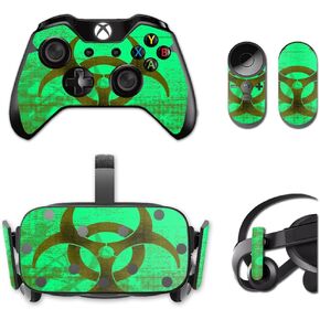 MightySkins Skin Compatible with Oculus Rift CV1 wrap Cover Sticker Skins Biohazard