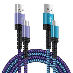 Samsung Fast Charging Type C Charger Cable Android Phone Power Cord 6FT for Samsung Galaxy A23/A15 5G/A14 5G/A54/A53/S24/S23 Ultra/A13/A03S/S21FE/A25/Z Flip5/Z Fold5/S22,iPhone 15,Pixel 8Pro 7a 6,Moto