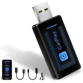 Wireless Carplay Adapter, Convert Wired to Wireless Carplay Adapter for iPhone, USB Plug and Play in Saudi Arabia
