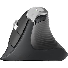 Nulea M510 Vertical Mouse Wireless, Ergonomic Mouse for Comfy Tracking, 3 Adjustable DPI (800-1200-1600), 2.4G Wireless Vertical Mouse with 6 Buttons, Compatible with Windows, Mac OS, Laptop, PC, Grey
