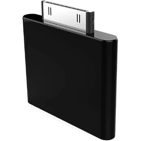 Bluetooth Transmitter for iPod Classic, Plug-and-Play Bluetooth Adapter Connector for iPod Classic 160gb, Bluetooth Adapter Compatible with iPod Classic and iPod Nano (Black)
