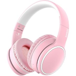 B10 Bluetooth Headphones Over Ear, 2 EQ Music Modes(Normal/Bass) and 50H Playtime Wireless Headphones with Mic, Lightweight Folding HiFi Stereo Headset for iPad/Travel/Tablet/PC/Home (Purple) in Kuwait