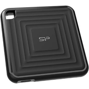 محرك أقراص الحالة الصلبة الخارجي Silicon Power 1 تيرابايت PC60 SSD USB 3.2 Gen 2 مع موصل USB من النوع A إلى النوع C in Kuwait