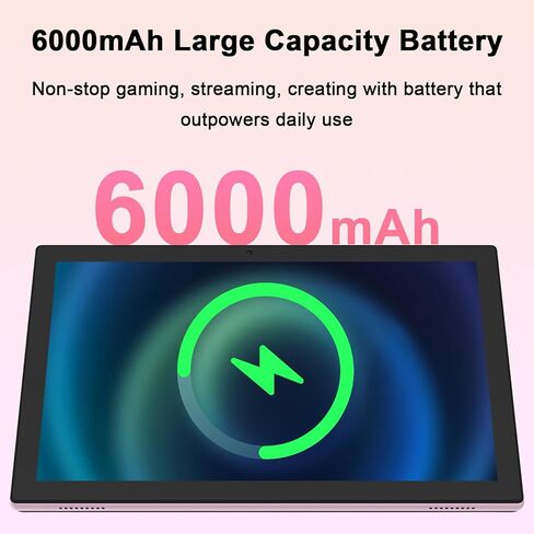 Tablet Android 14, Tablets 10 inch 8GB RAM+ 64GB ROM+ 1TB Expandable Tablet PC, 1280 * 800 IPS Screen, Dual Camera, Powerful Processor, 6000mAh Battery, Bluetooth,WiFi, Google Certified Tablet in Kuwait