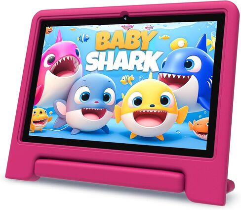 10" Kids Tablet, Newest Android 13, 32GB (Expandable to 128GB), Quad-core, WiFi 6, Bth 5.0, Pre-Installed Parental Controls, Kids Space & Family Link (K109A-B, Blue, 32GB) in Kuwait