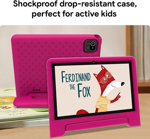 10" Kids Tablet, Newest Android 13, 32GB (Expandable to 128GB), Quad-core, WiFi 6, Bth 5.0, Pre-Installed Parental Controls, Kids Space & Family Link (K109A-B, Blue, 32GB) in Kuwait