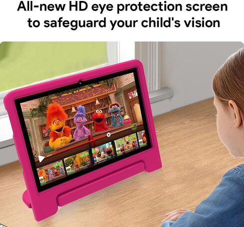 10" Kids Tablet, Newest Android 13, 32GB (Expandable to 128GB), Quad-core, WiFi 6, Bth 5.0, Pre-Installed Parental Controls, Kids Space & Family Link (K109A-B, Blue, 32GB) in Kuwait