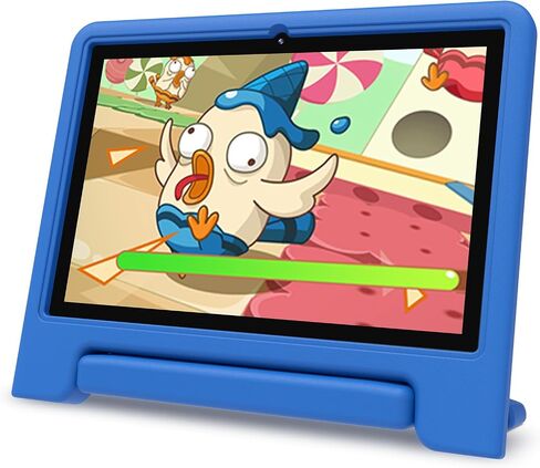 10" Kids Tablet, Newest Android 13, 32GB (Expandable to 128GB), Quad-core, WiFi 6, Bth 5.0, Pre-Installed Parental Controls, Kids Space & Family Link (K109A-B, Blue, 32GB) in Kuwait