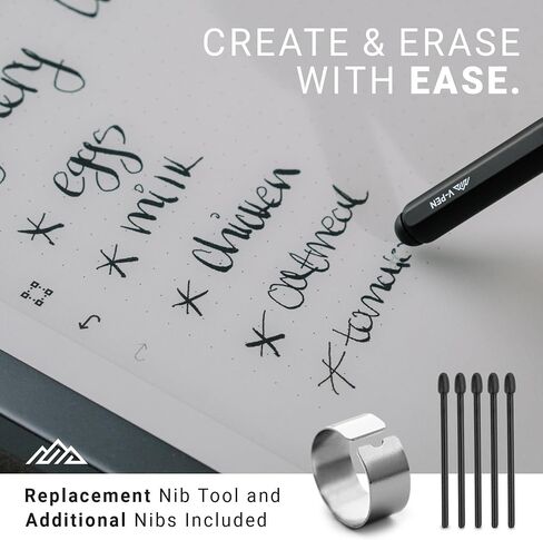 قلم V-Pen EMR Stylus Remarkable 2 بديل مع ممحاة رقمية + 5 نصائح | 4096 حساسية مستوى الضغط ورفض راحة اليد | قلم تحديد رقمي بالإضافة إلى قلم Kindle Scribe وقلم الكمبيوتر اللوحي in Saudi Arabia