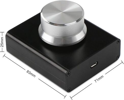 DROK USB Volume Control, PC Computer Speaker Audio Volume Remote Controller Knob with 1-Key Mute Function Support Win7 8 10 XP Mac Vista Android in Kuwait