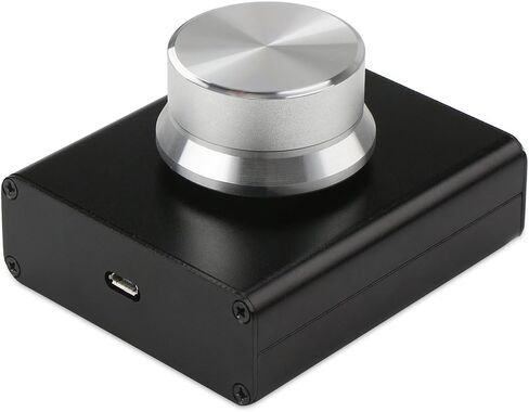 DROK USB Volume Control, PC Computer Speaker Audio Volume Remote Controller Knob with 1-Key Mute Function Support Win7 8 10 XP Mac Vista Android in Kuwait