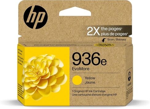 خرطوشة حبر HP 936e Black EvoMore | يعمل سلسلة OfficeJet 9120، سلسلة OfficeJet Pro 9100، سلسلة OfficeJet Pro Wide Format 9700 | محايد الكربون | 4S6V6LN in Kuwait