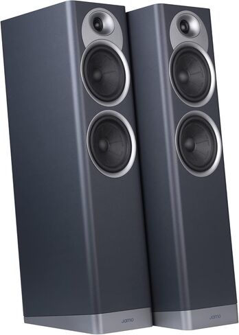 Jamo S7-25F Floorstanding Speakers, Blue Fjord - Dual 5.5" Woofers + 1" Tweeter - Two-Way Bass Reflex in Kuwait