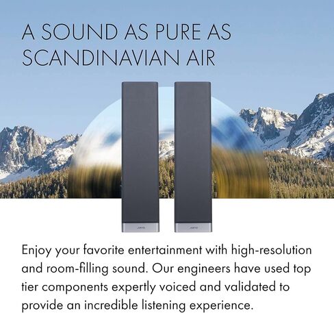 Jamo S7-25F Floorstanding Speakers, Blue Fjord - Dual 5.5" Woofers + 1" Tweeter - Two-Way Bass Reflex in Kuwait