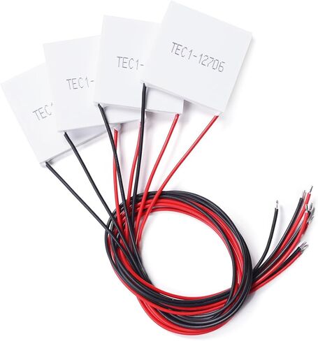 TEC1-12706 أشباه الموصلات الحرارية برودة التبريد بلتيير لوحة وحدة المبرد 2 قطعة 12 فولت 55 واط 40 مللي متر × 40 مللي متر in Kuwait