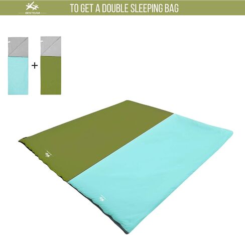 Warm Weather Sleeping Bag - Portable Waterproof Compact Lightweight, Packable for Kids, Teens Adults Camping Backpacking Hiking, Spring Summer Fall in Saudi Arabia