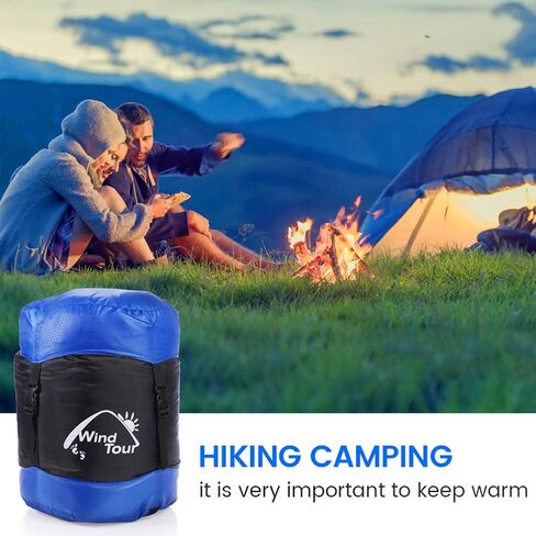 Sleeping Bag for Adults, 0 Degree Wearable Sleeping Bag Cold Weather, Compact Sleeping Bag with Zip, Lightweight Mummy Sleeping Bags, Sleeping Bagsfor Family Camping Backpacking Fits 5°F ~ 50°F in Saudi Arabia