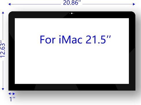 Screen Panel Protector Glass for Apple iMac 21.5 Inch A1418 A2116 Glass Front Protective Glass Compatible With 2012-2020 EMC 2544 2638 2742 2833 3069 2805 2889 3194 3195 in Saudi Arabia